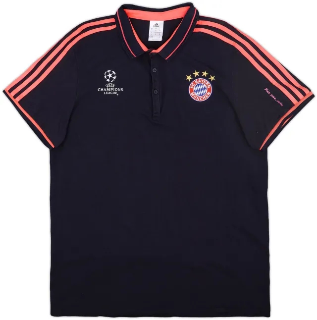 2015-16 Bayern Munich CL adidas Polo Shirt - 9/10 - (XL)