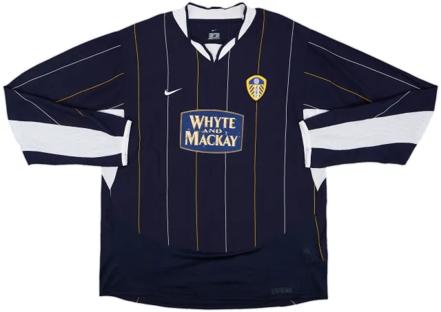 2003-04 Leeds United Away L/S Shirt - 5/10 - (XXL)