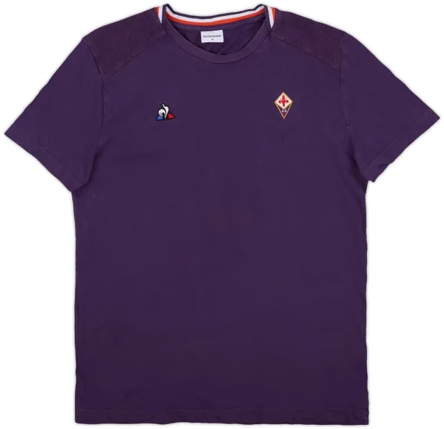 2015-16 Fiorentina Le Coq Sportif Cotton Tee - 6/10 - (M)