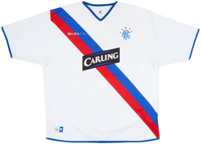 Diadora Rangers Mens SS Away Shirt 2004/05
