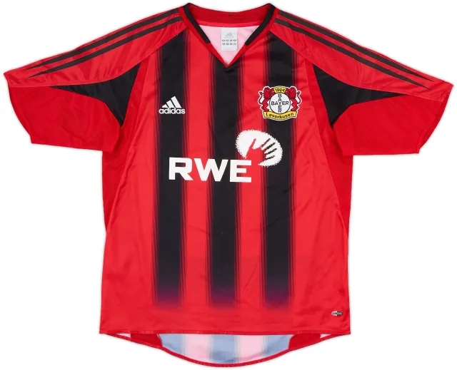 adidas Bayer Leverkusen Boys SS Home Shirt 2004/06