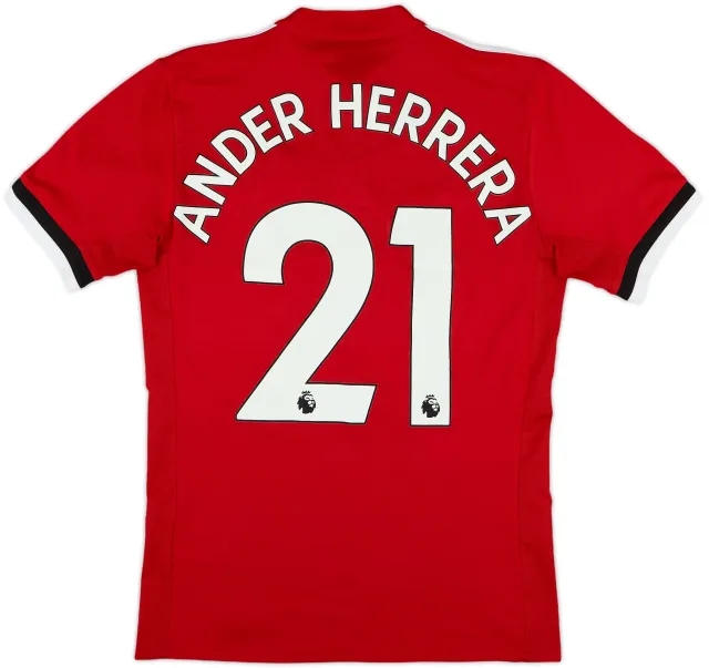 2017-18 Manchester United Home Shirt Ander Herrera #21 - 6/10 - (XS)