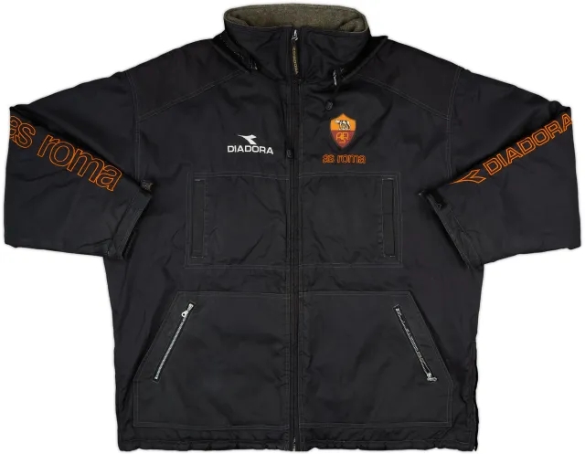 1999-00 Roma Diadora Padded Bench Coat - 8/10 - (XL)
