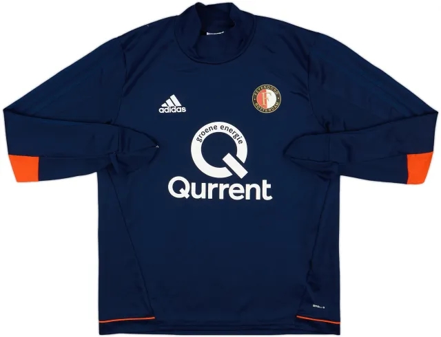 2017-18 Feyenoord adidas Drill Top - 8/10 - (L)