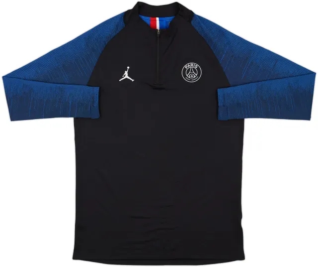 2020-21 Paris Saint-Germain Nike 1/4 Zip Drill Top - 8/10 - (L)