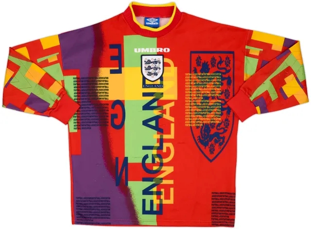 1995-96 England GK Shirt #1 - 8/10 - (L)