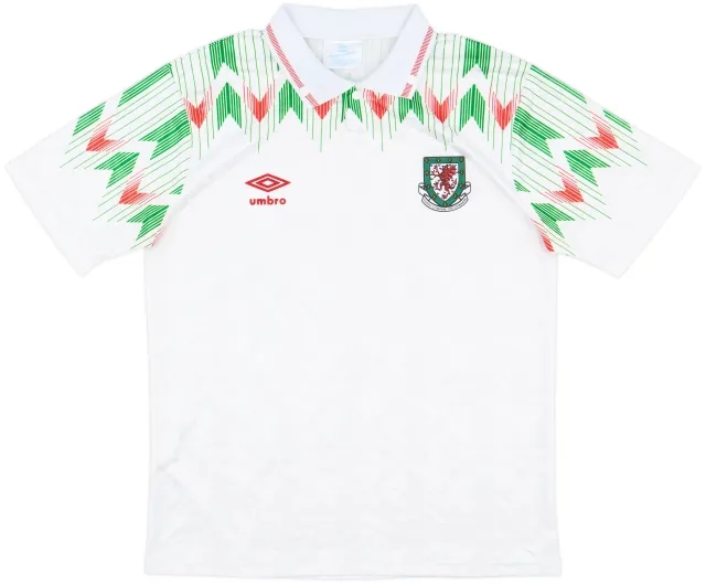 1990-92 Wales Away Shirt - 9/10 - (L)
