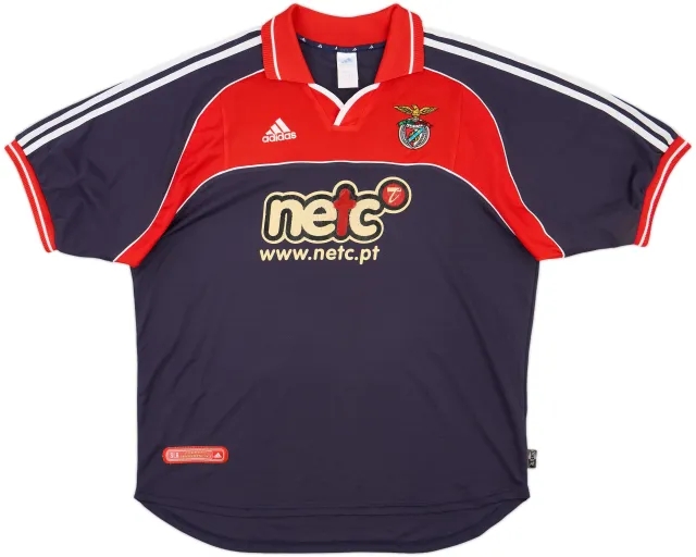 2000-01 Benfica Away Shirt - 6/10 - (XL)