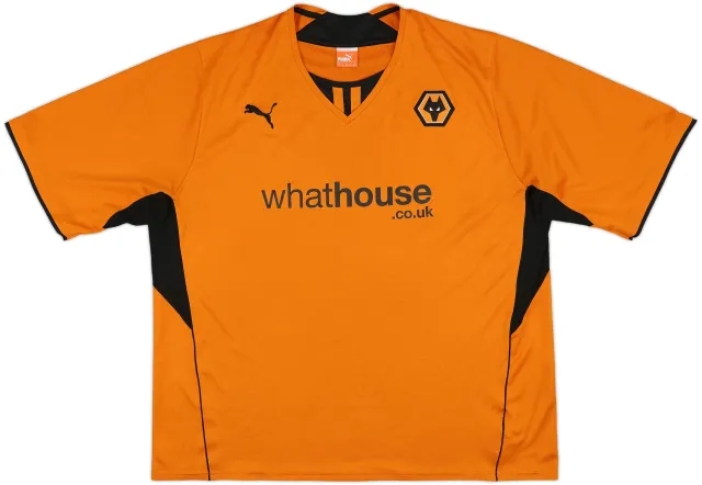 2013-14 Wolves Home Shirt - 8/10 - (4XL)
