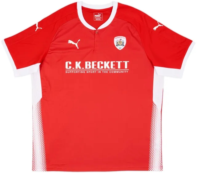 2017-18 Barnsley Home Shirt - 9/10 - (XXL)