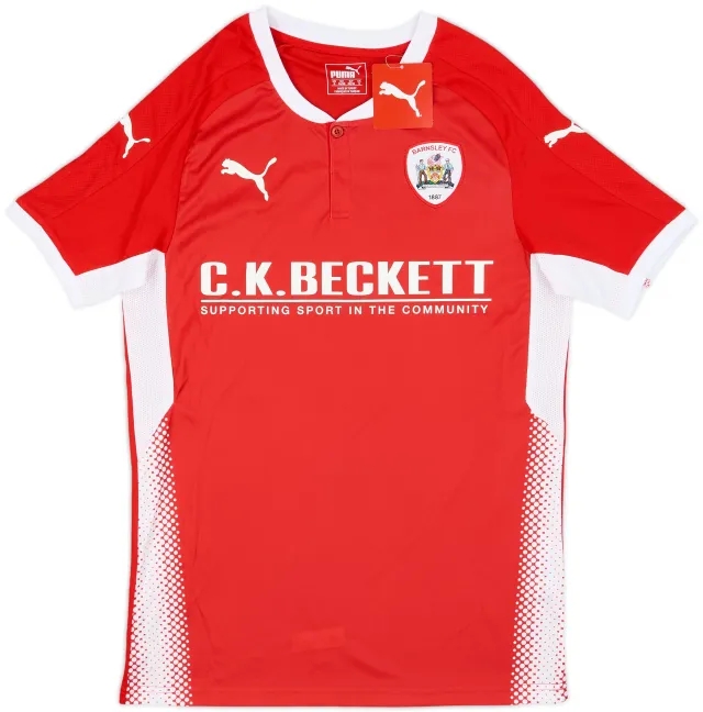 2017-18 Barnsley Home Shirt (S)