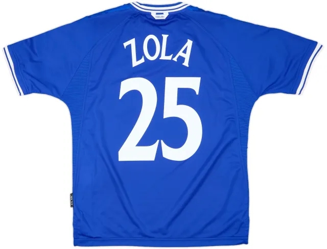 1999-01 Chelsea Home Shirt Zola #25 - 10/10 - (M)