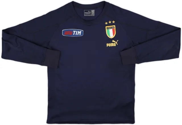 2004-05 Italy Puma Training L/S Shirt - 7/10 - (XL.Boys)