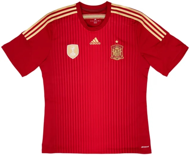 2013-15 Spain Home Shirt - 10/10 - (XL)