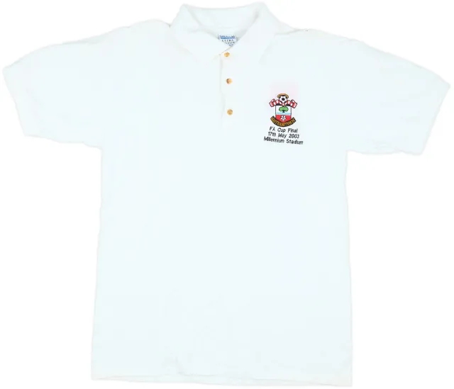 2002-03 Southampton 'FA Cup Final' Polo Shirt - 6/10 - (M)