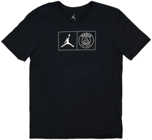 2018-19 Paris Saint-Germain Nike Jordan Cotton Tee - 9/10 - (L)