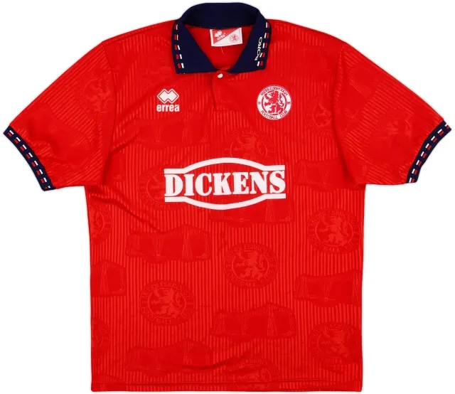 1994-95 Middlesbrough Home Shirt - 8/10 - (L)