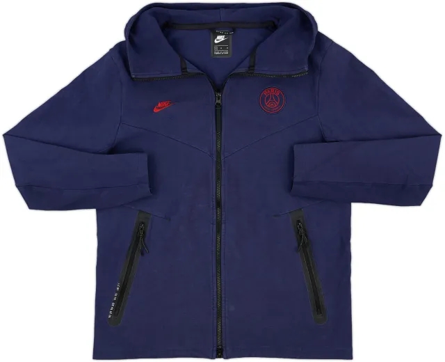 2019-20 Paris Saint-Germain Nike Hooded Track Jacket - 8/10 - (M)