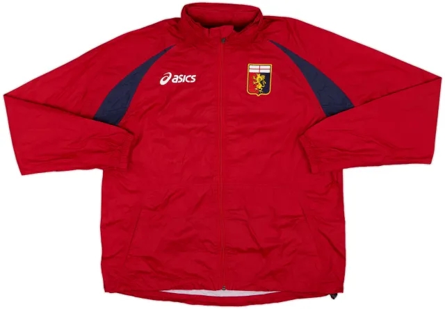 2008-09 Genoa Asics Hooded Rain Jacket - 7/10 - (XL)