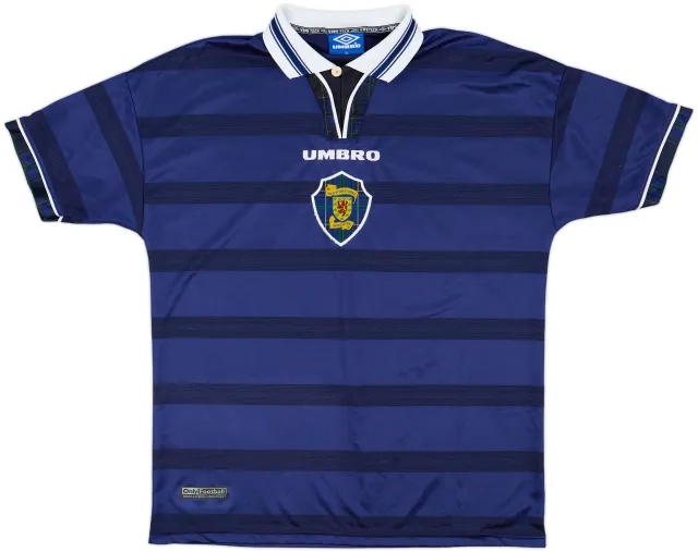 Umbro Scotland Mens SS Home Shirt 1998