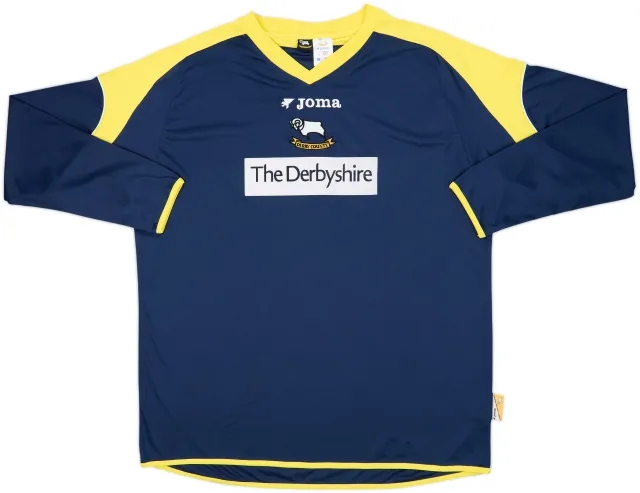2005-06 Derby County Away L/S Shirt - 10/10 - (XL)