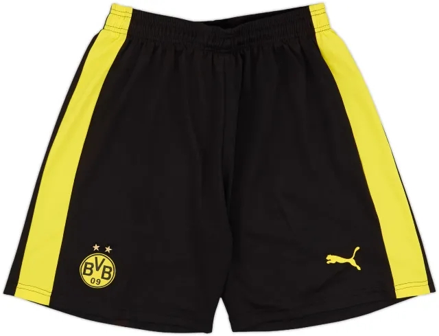 2013-14 Borussia Dortmund European Home Shorts - 9/10 - (M)