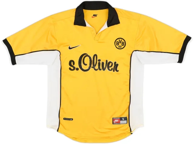 Nike Borussia Dortmund Mens SS Home Shirt 1998/00
