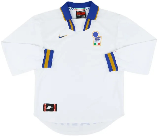 1996-97 Italy Away L/S Shirt - 9/10 - (S)