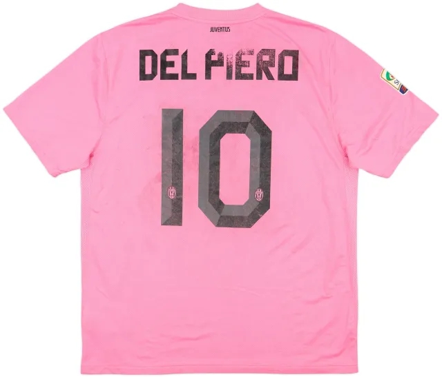 2011-13 Juventus Away Shirt Del Piero #10 - 4/10 - (XL)