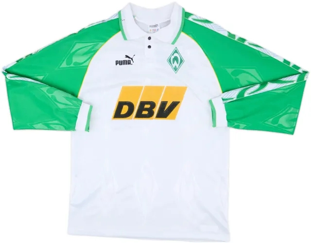 Puma Werder Bremen Mens LS Home Shirt 1995/96