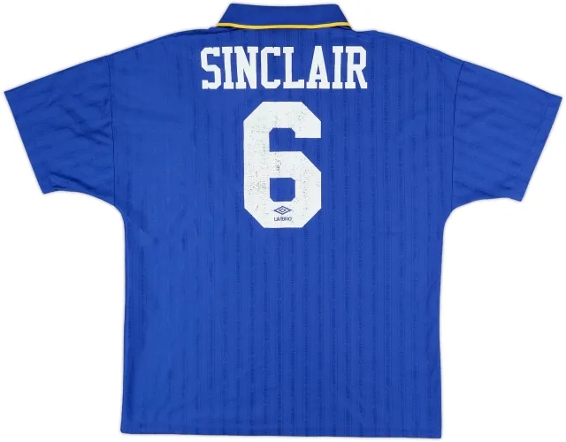 1995-97 Chelsea Home Shirt Sinclair #6 - 5/10 - (L)