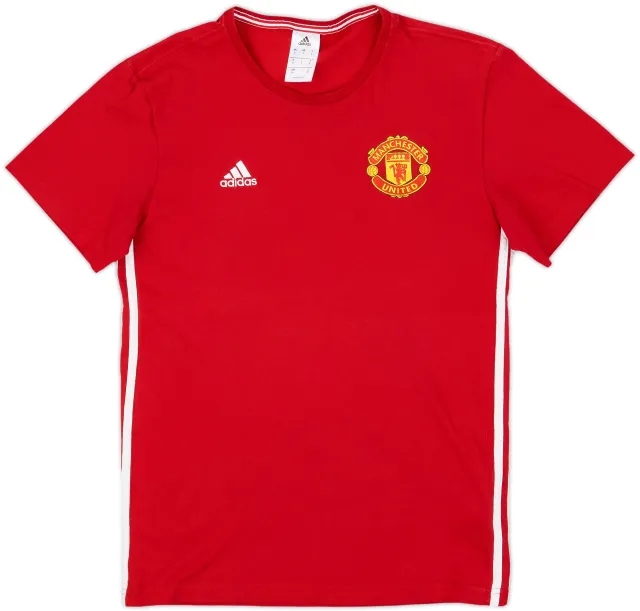 2016-17 Manchester United adidas Cotton Tee - 10/10 - (S)
