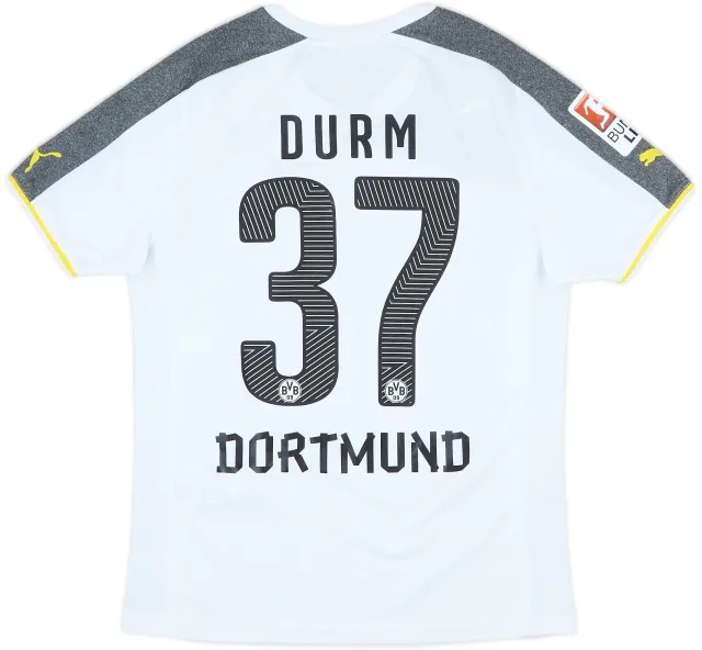 2013-15 Borussia Dortmund Third Shirt Durm #37 - 8/10 - (S)