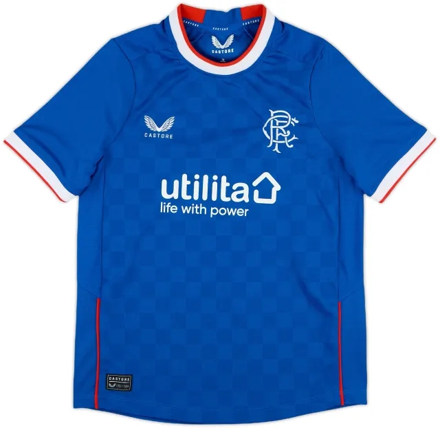 Castore Rangers Boys SS Home Shirt 2022/23