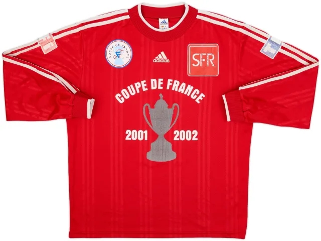 2001-02 Coupe de France L/S Shirt #13 - 7/10 - (XL)