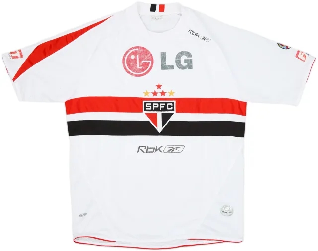 Reebok Sao Paulo Mens SS Home Shirt 2006/07