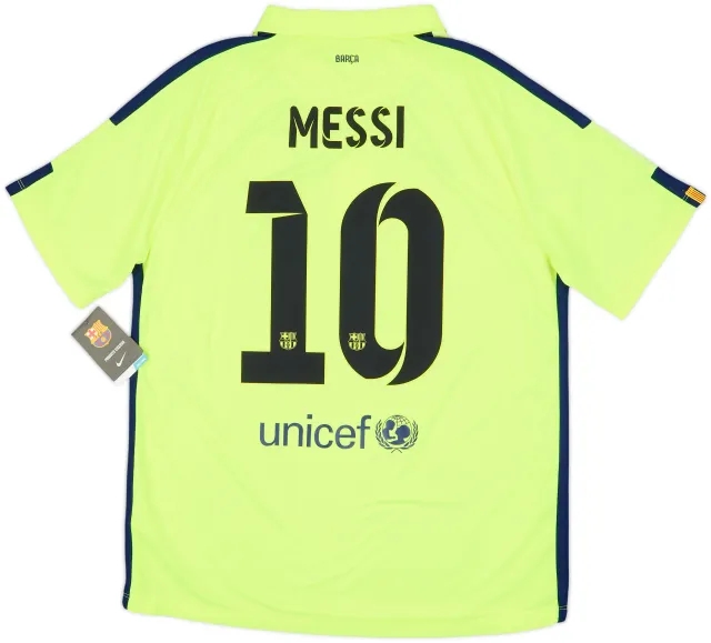 2014-15 Barcelona Third Shirt Messi #10 (L)