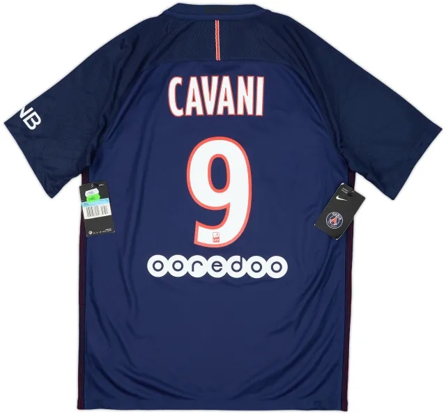 2016-17 Paris Saint-Germain Home Shirt Cavani #9 (M)