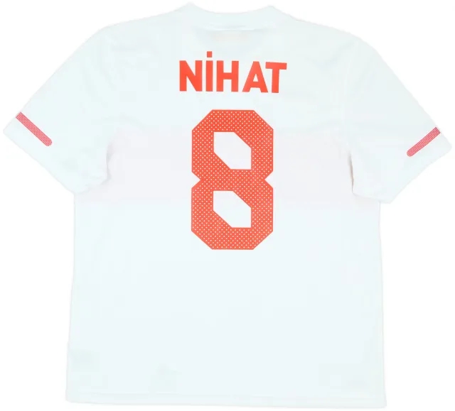 2010-11 Turkey Basic Away Shirt Nihat #8 - 7/10 - (M)
