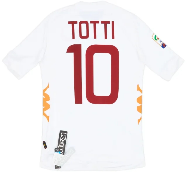 2011-12 Roma Away Shirt Totti #10 (S)