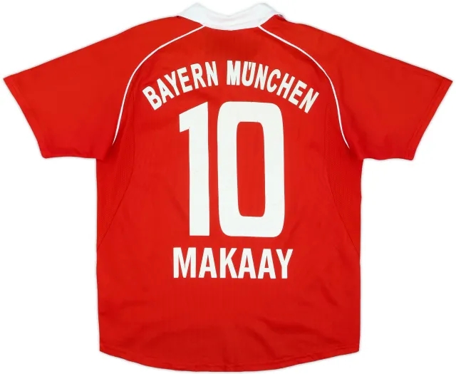 2005-06 Bayern Munich Home Shirt Makaay #10 - 6/10 - (L.Boys)