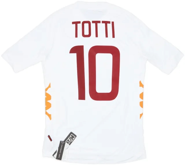 2011-12 Roma Away Shirt Totti #10 (M)