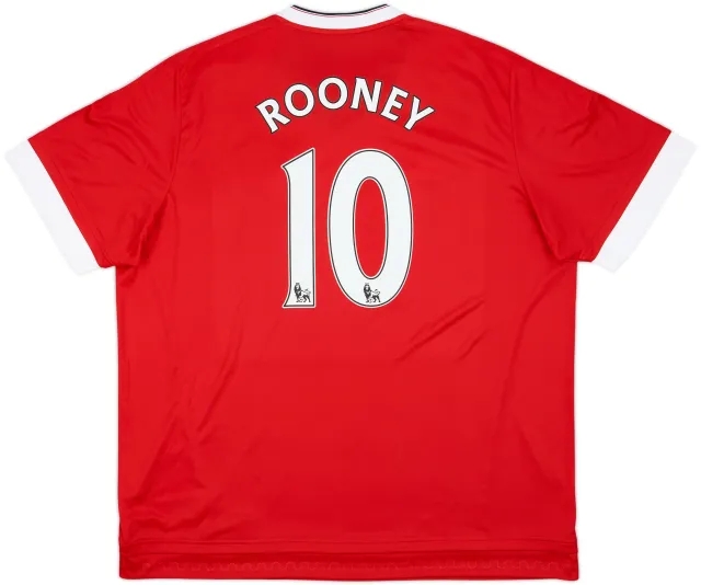 2015-16 Manchester United Home Shirt Rooney #10 (XXL)