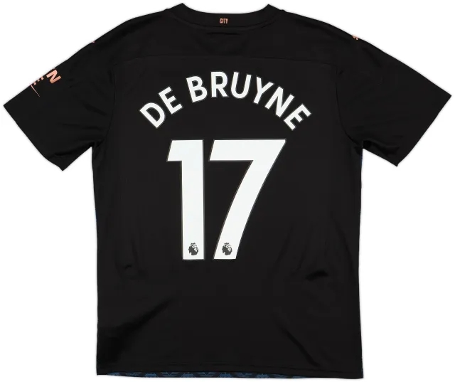 2020-21 Manchester City Away Shirt De Bruyne #17 - 10/10 - (M)