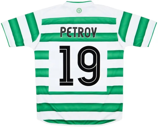 2004-05 Celtic Home Shirt Petrov #19 - 10/10 - (M)