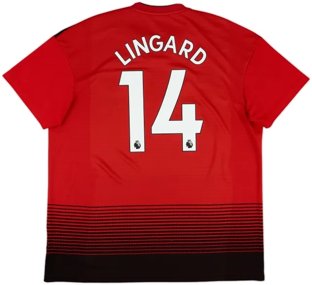 2018-19 Manchester United Home Shirt Lingard #14 - 10/10 - (XL)