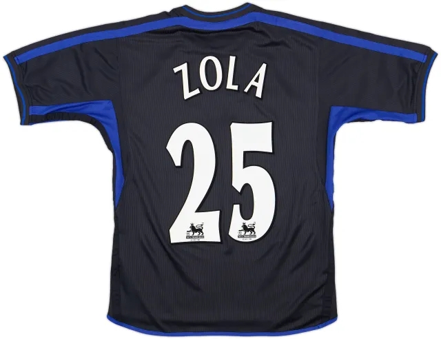 2002-04 Chelsea Away Shirt Zola #25 - 10/10 - (S)