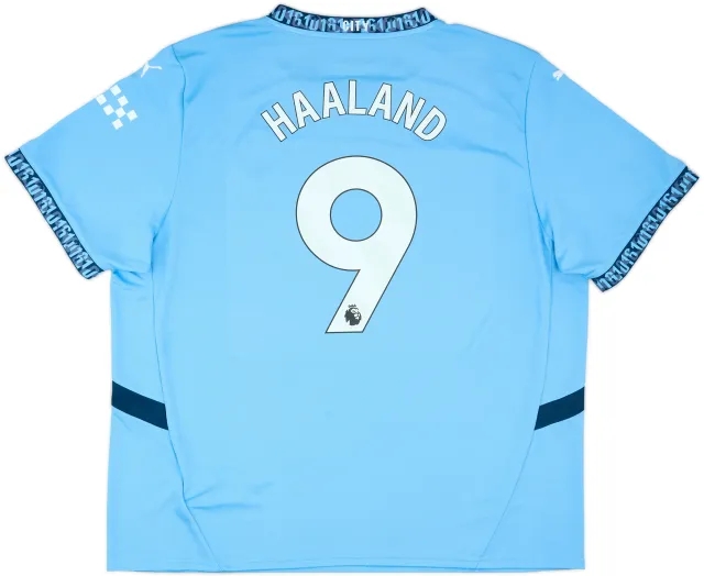 2024-25 Manchester City Home Shirt Haaland #9 - 8/10 - (3XL)