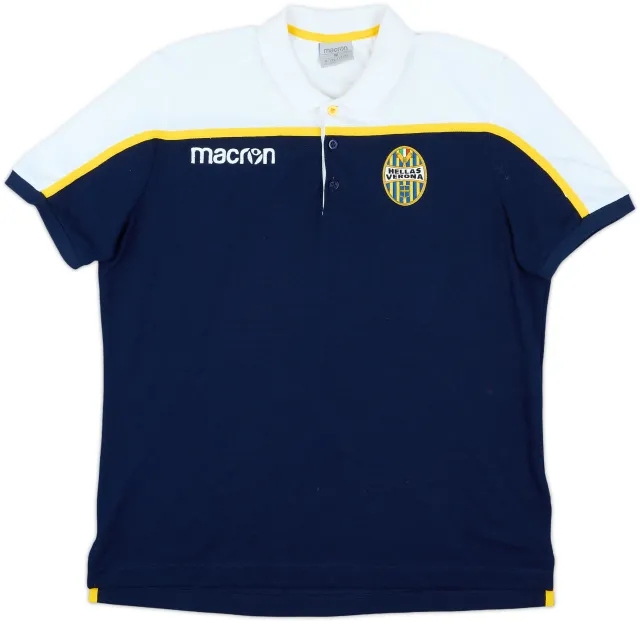2018-19 Hellas Verona Macron Polo Shirt - 5/10 - (XL)