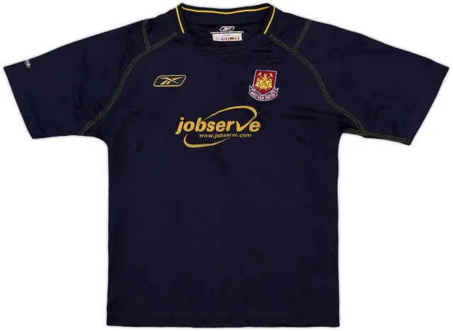 2003-04 West Ham Away Shirt - 8/10 - (L.Boys)